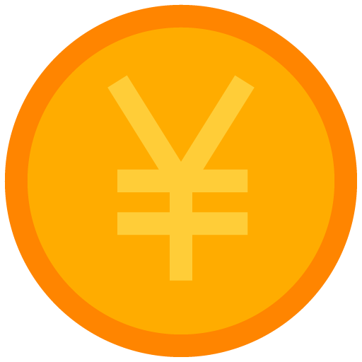 Icono de moneda china Yuan
